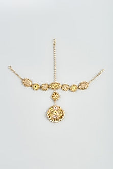 Aari & Zardosi Hand Embroidered Matha Patti