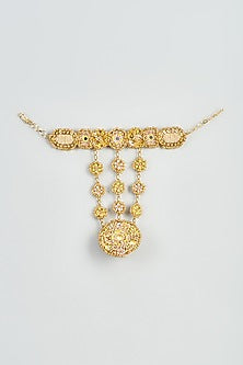 Aari & Zardosi Hand Embroidered Hand Harness (Set Of 2)