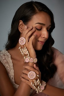 Aari & Zardosi Hand Embroidered Hand Harness (Set Of 2)