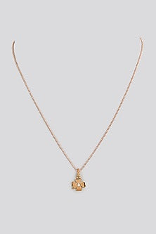 White Finish Zircon Pendant In Sterling Silver