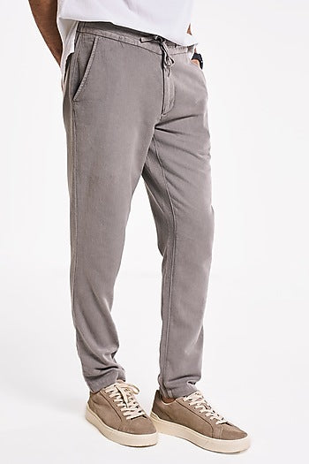 Charcoal Organic Khadi Cotton Handspun Drawstring Pants