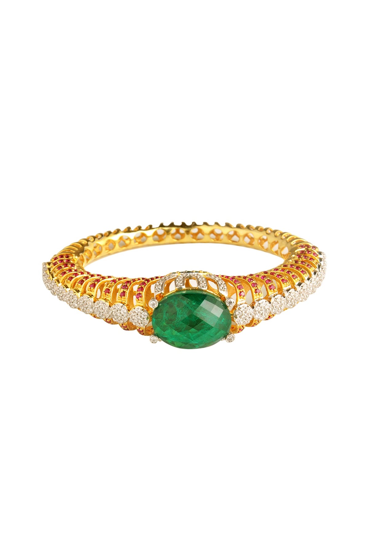 Gold Finish Zircon Bracelet