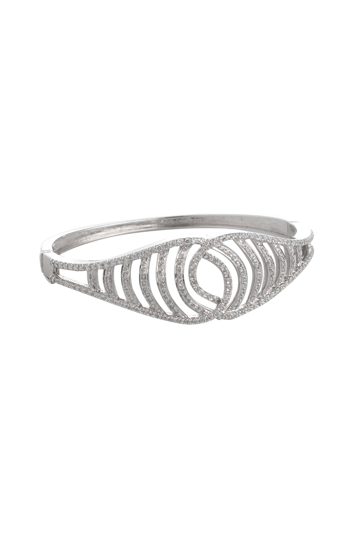 White Finish Zirconia Bracelet