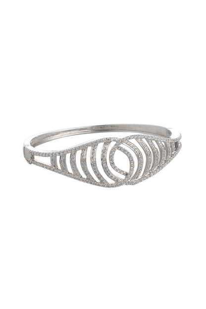 White Finish Zirconia Bracelet