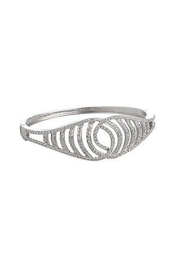 White Finish Zirconia Bracelet