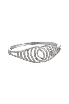 White Finish Zirconia Bracelet