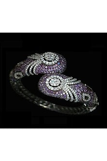 White Finish Cubic Zirconia Bracelet