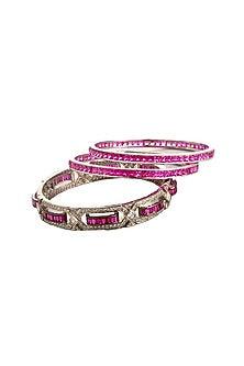 White Finish Cubic Zirconia Bracelet