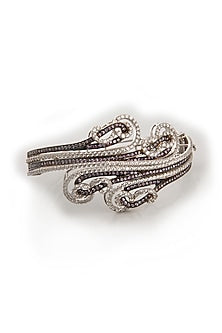 White Finish Cubic Zirconia Bracelet
