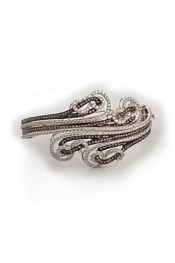 White Finish Cubic Zirconia Bracelet