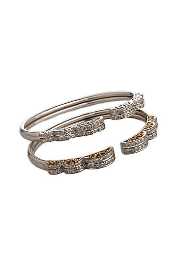 White Finish Cubic Zirconia Bracelet