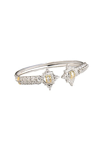 White Finish Cubic Zirconia Bracelet
