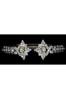 White Finish Cubic Zirconia Bracelet