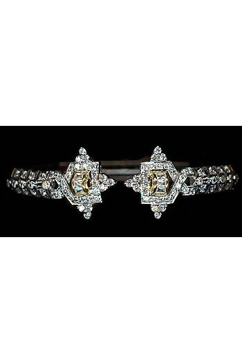 White Finish Cubic Zirconia Bracelet