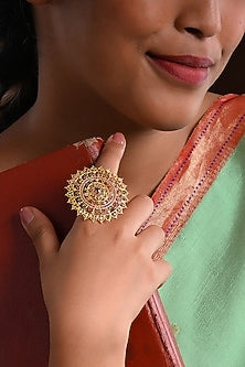 Gold Plated Zircon Ring