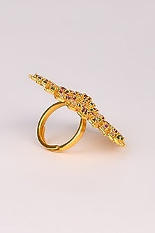 Gold Plated Zircon Ring