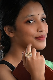 Gold Plated Zircon Ring