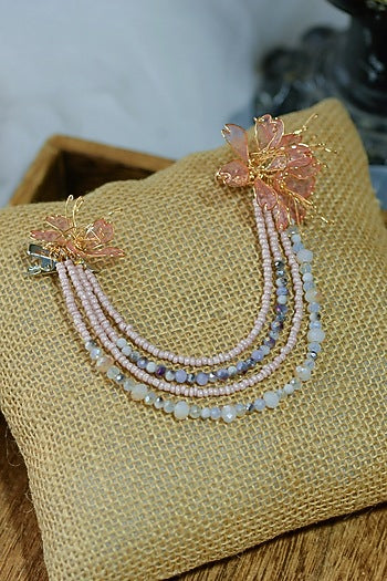 Tangerine Floral Earrings