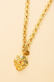 Gold Plated Enamelled Necklace