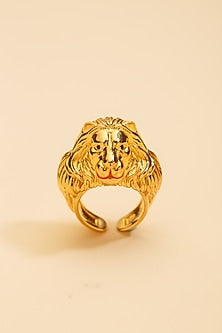 Gold Plated Enamelled Ring