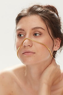 Gold Plated Enamelled Necklace