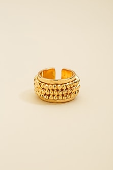 Gold Plated Enamelled Ring