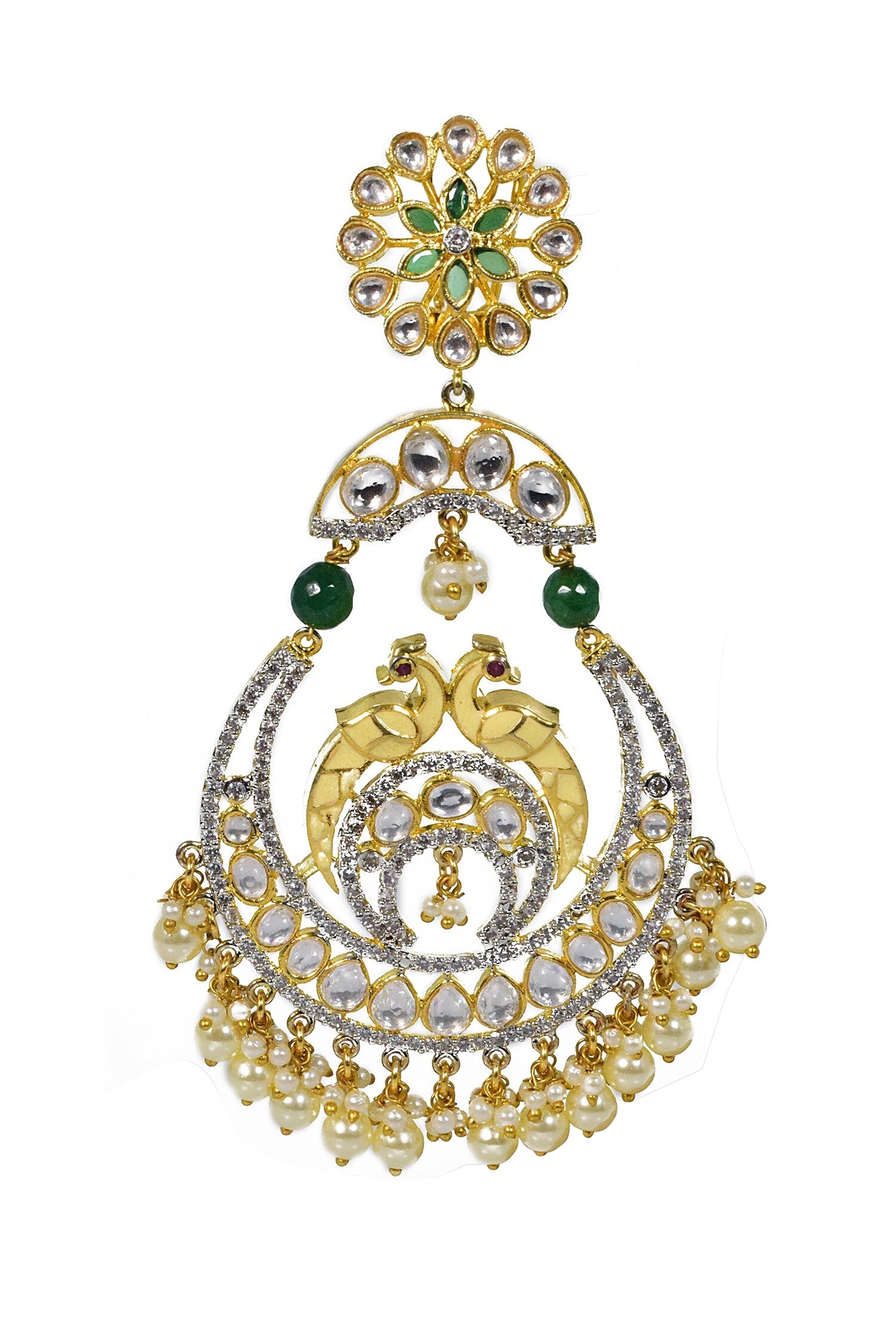 Meena Chandbali Earrings 