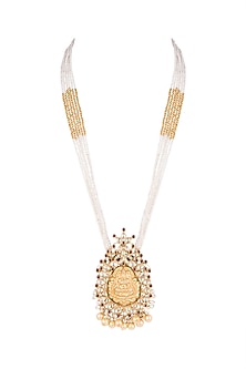 Gold Plated Pearls & Beads Necklace