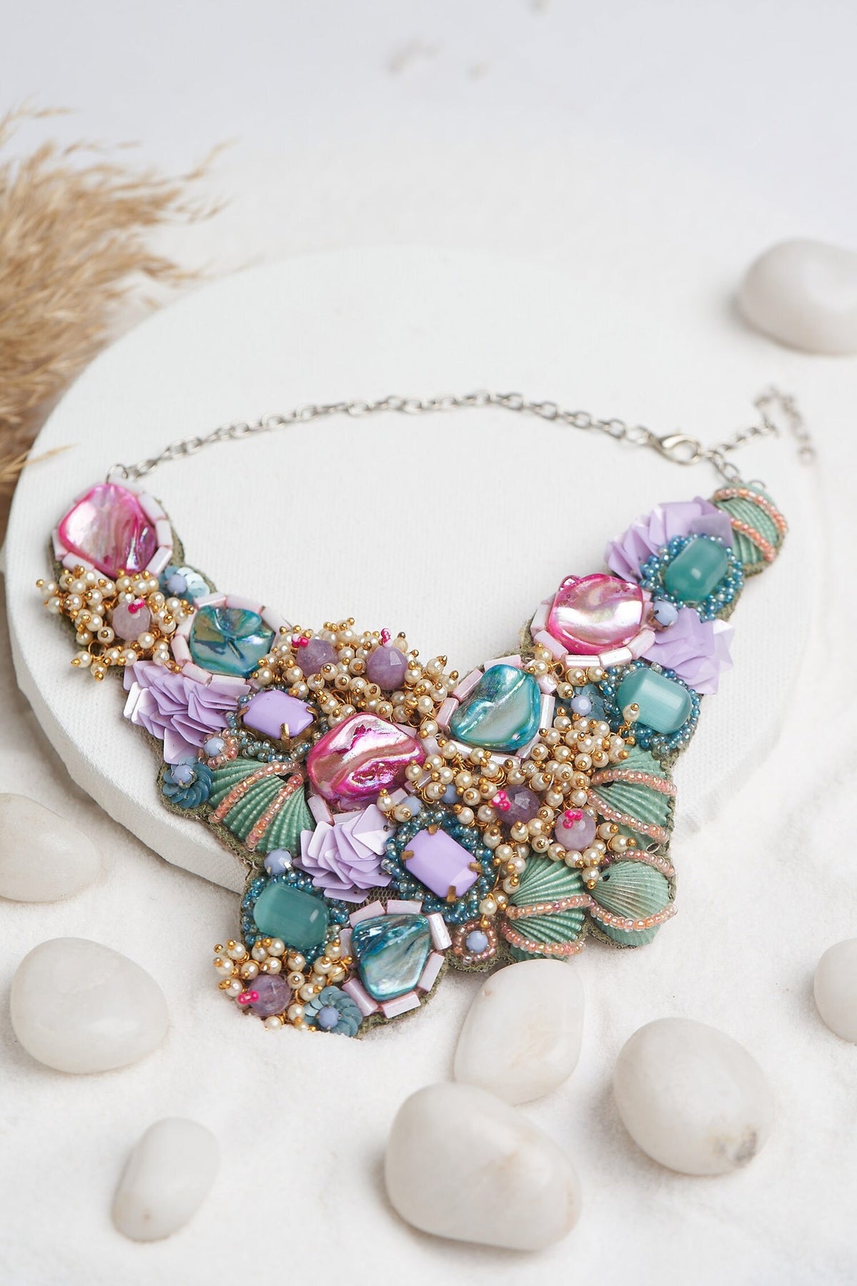 Stone Embellished Choker Set 