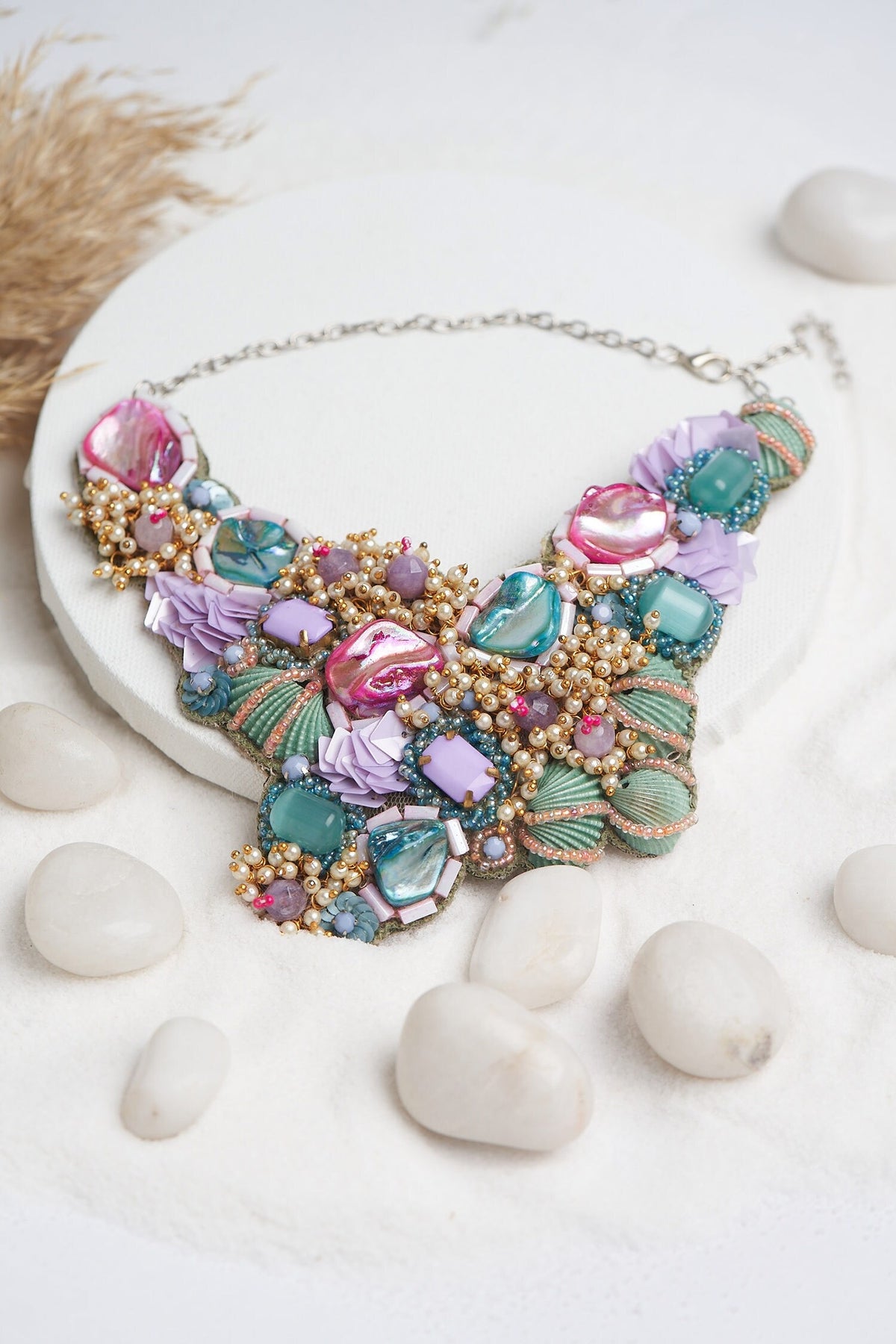 Stone Embellished Choker Set 