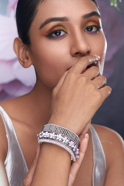 Bead & Sequin Embellished Bracelet 