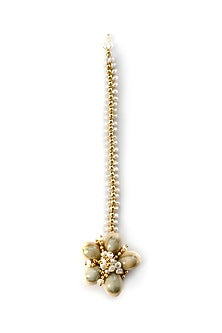 Gold Plated Brass Maang Tikka