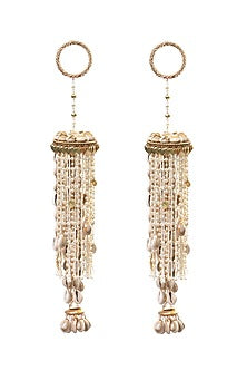 Gold Plated Pearl Kaleeras (Set of 2)