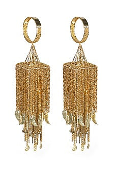 Gold Plated Beaded Kaleeras (Set of 2)
