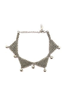 Two-Tone Finish Ghungroo Choker Necklace