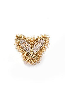 Gold Plated Pearl Ring