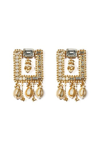 Gold Plated Swarovski Earrings