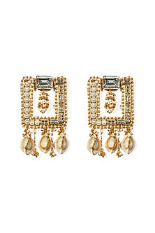 Gold Plated Swarovski Earrings