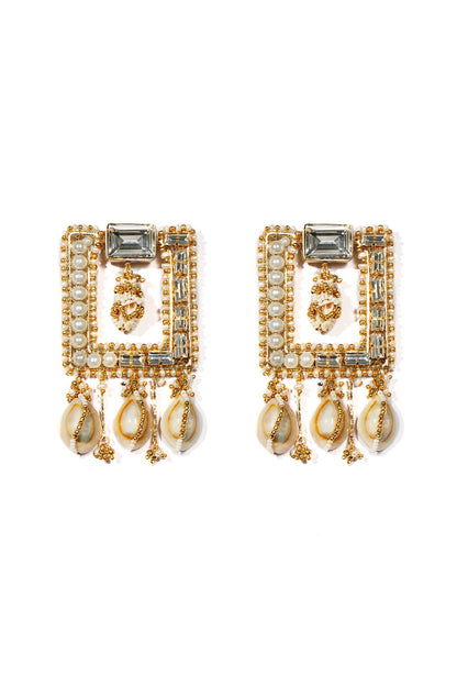 Gold Plated Swarovski Earrings