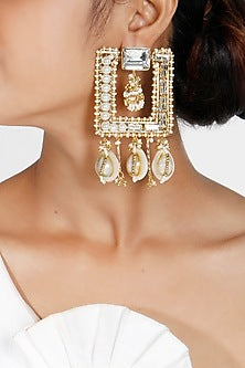 Gold Plated Swarovski Earrings