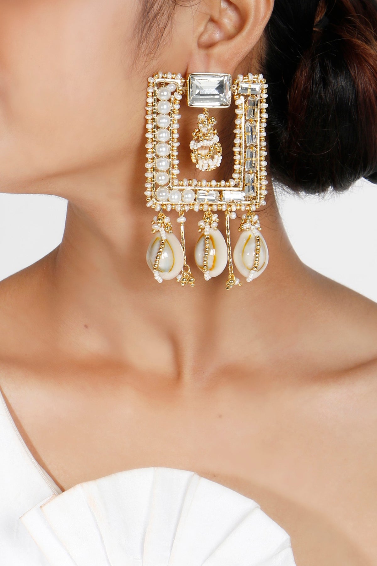 Gold Plated Swarovski Earrings