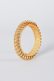 Gold Finish Bangles (Set of 2)