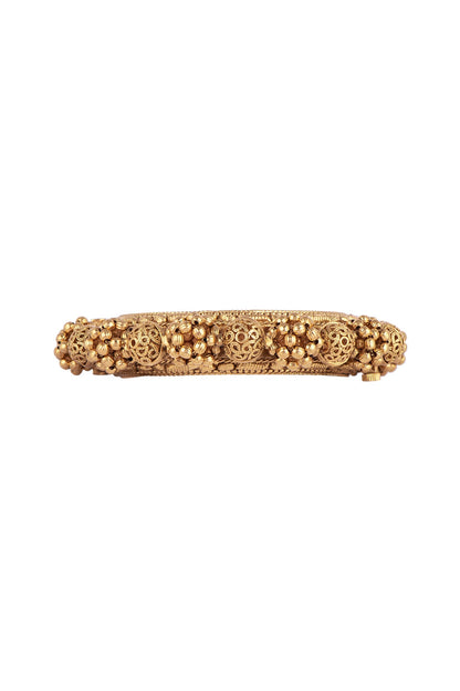 Gold Finish Ghoogri Bangles (Set of 2)