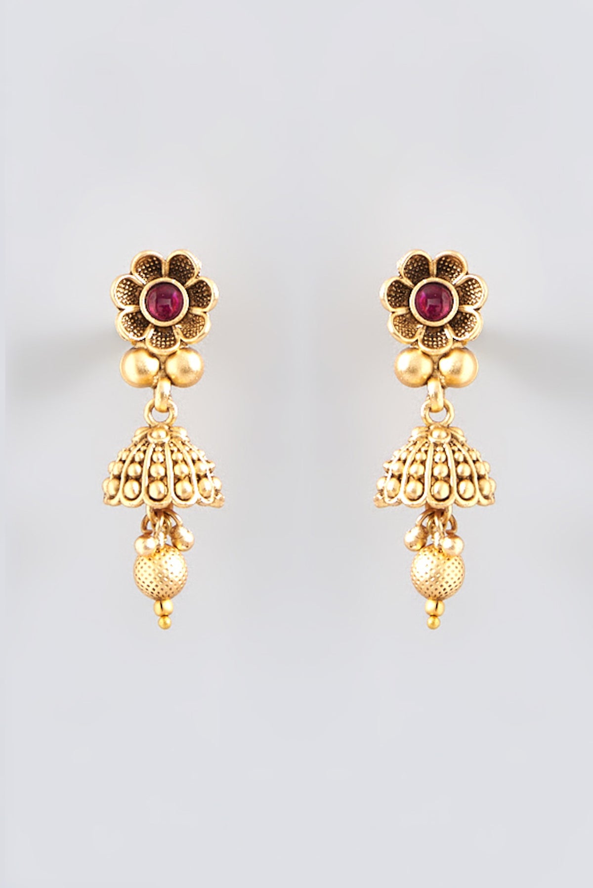 Gold Finish Kundan Polki Long Necklace Set