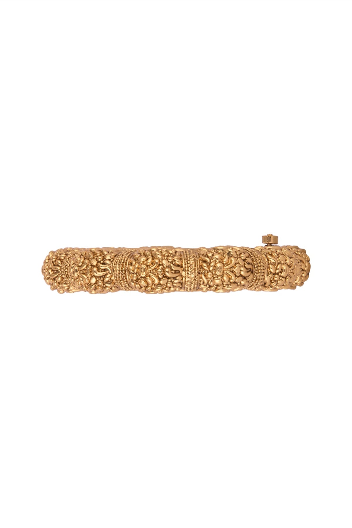 Gold Finish Nakshi Openable Bangle