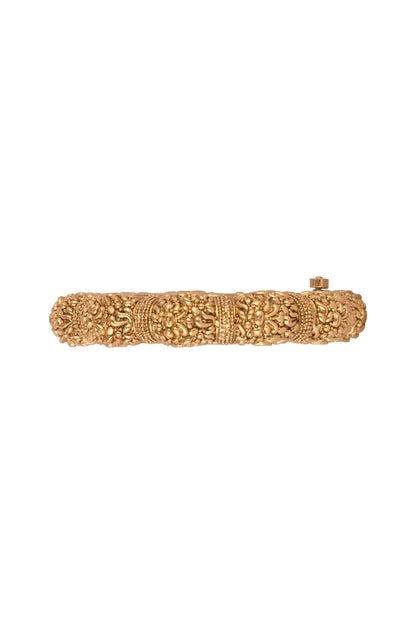 Gold Finish Nakshi Openable Bangle
