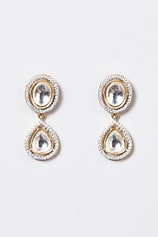 Gold Finish Zircons Necklace Set