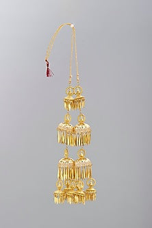 Gold Finish Kaleeras (Set of 2)