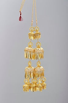 Gold Finish Kaleeras (Set of 2)