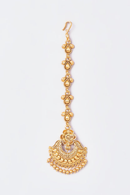 Gold Finish Maangtikka